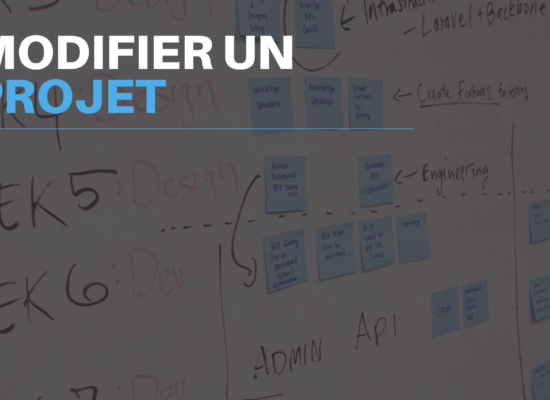Comment apporter des changements à un projet