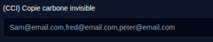 Invisible carbone copy